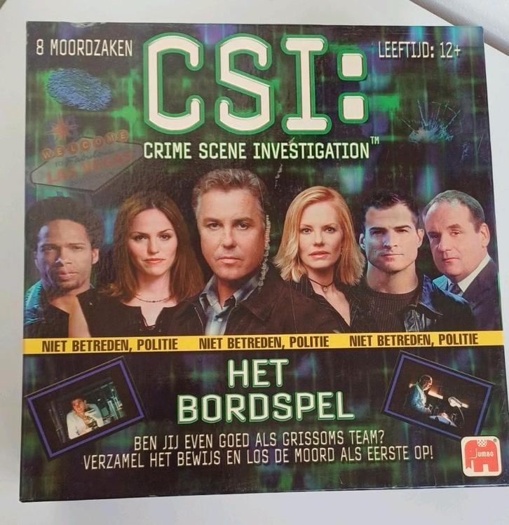 CSI bordspel, Hobby en Vrije tijd, Gezelschapsspellen | Bordspellen, Gebruikt, Drie of vier spelers, Vijf spelers of meer, Ophalen of Verzenden