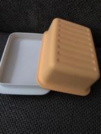 Tupperware Botervloot - Gele Deksel, Ophalen of Verzenden, Zo goed als nieuw, Crème, Bak of Kom