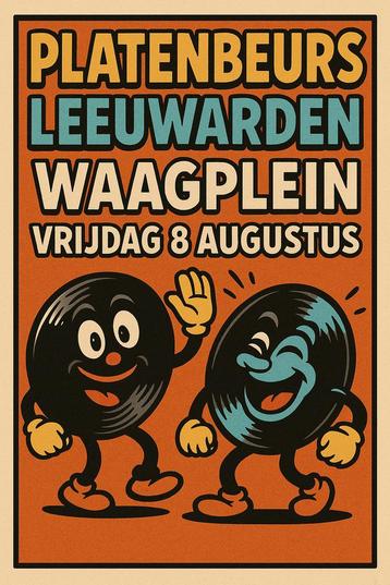 Platenbeurs Leeuwarden vrijdag 8 augustus Waagplein beschikbaar voor biedingen