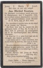 Jan Michiel Kusters 1862 Einighausen + 1924 Einighausen, 61, Verzamelen, Verzenden