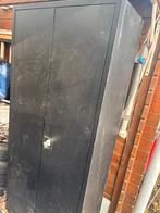 Zwarte metalen kast, Ophalen, Gebruikt, Brandkast