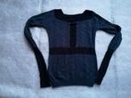 Trui, truitje, Just Cavalli, It. 40, S, blauw en zwart, zgan, Kleding | Dames, Blauw, Ophalen of Verzenden, Zo goed als nieuw