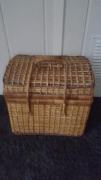 Rieten Opbergmand - 35x28x33 cm, Huis en Inrichting, Woonaccessoires | Kisten, Overige materialen, Minder dan 50 cm, Gebruikt