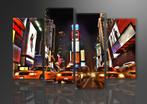 Nieuw * 4 Luik van Canvas * Times Square New York 80x130cm, Ophalen of Verzenden
