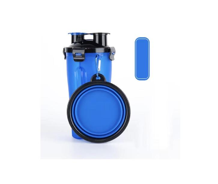 honden water fles en drinkbak - blauw, Dieren en Toebehoren, Hondenvoerbakken en Drinkbakken, Nieuw, Ophalen of Verzenden