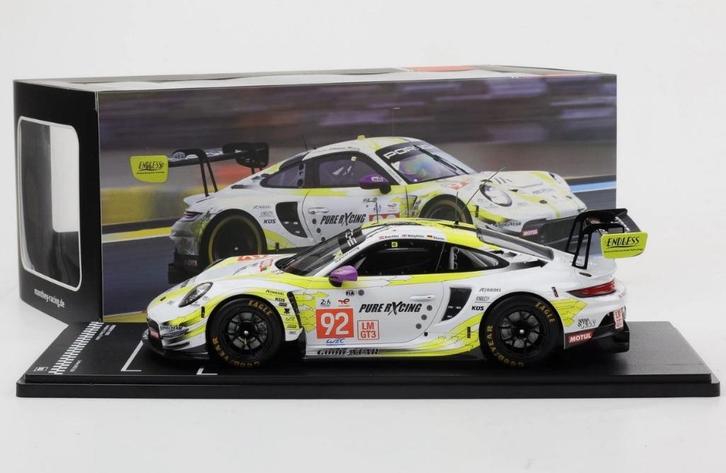 1:18 Porsche 911 GT3 R #92 - 24h LeMans 2024, Hobby en Vrije tijd, Modelauto's | 1:18, Nieuw, Auto, Overige merken, Ophalen of Verzenden