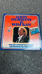 LP Toon Hermans & Wim Kan, Verzamelen, Ophalen, Zo goed als nieuw, Kaart, Foto of Prent
