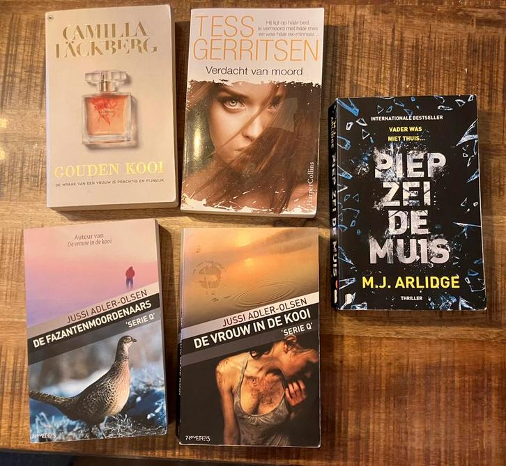 Jussi adler, arlidge, tess gerritsen, camilla lackberg, Boeken, Thrillers, Gelezen, Ophalen of Verzenden