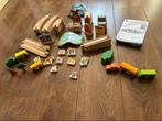 Playtive Houten Treinbaan Boerderij Thema, Ophalen of Verzenden, Zo goed als nieuw, Jongen of Meisje