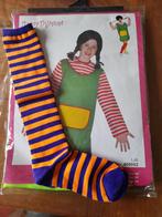 Verkleedkleren: Pippi jurkje met kousen NIEUW maat 164, Kinderen en Baby's, Carnavalskleding en Verkleedspullen, Nieuw, Meisje