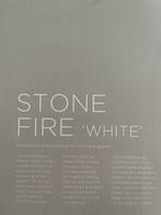 Leeff Stone Fire White Bio Ethanol Tafelhaard - Nieuw, Ophalen of Verzenden, Nieuw, Vrijstaande haard, Gelhaard