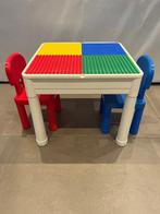 Legotafel/Speeltafel multifunctioneel met 2 stoeltjes, Ophalen, Zo goed als nieuw