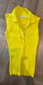 Lime/geel/groene top morgan met knopen, Kleding | Dames, Geel, Ophalen of Verzenden, Zo goed als nieuw, Maat 36 (S)