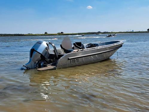 VAKANTIEKANS 35.000,- Aluminium boot 200 pk alléén deze week, Watersport en Boten, Speedboten, Zo goed als nieuw, 6 meter of meer