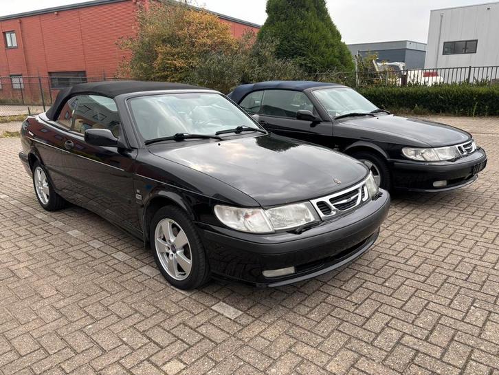 Saab 9-3 OG cabrio zwart in onderdelen, Auto-onderdelen, Carrosserie en Plaatwerk, Bumper, Saab, Voor, Achter, Links, Rechts, Gebruikt