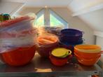 Tupperware schudkomnen / blossem kom, Huis en Inrichting, Keuken | Tupperware, Tupperware, Schaal, Verzenden, Paars