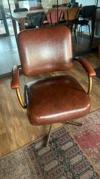 Oude kappersstoel, Huis en Inrichting, Fauteuils, Ophalen of Verzenden, Zo goed als nieuw, Minder dan 50 cm