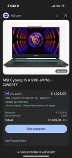 MSI Cyborg 15 met garantie, Ophalen, Zo goed als nieuw, 15 inch