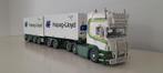 Tekno Scania R-serie Patrick van der Hoeven, Hobby en Vrije tijd, Modelauto's | 1:50, Ophalen of Verzenden, Zo goed als nieuw