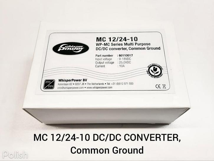 MC 12/24-10 DC/DC CONVERTER, Common Ground / Omvormer, Watersport en Boten, Navigatiemiddelen en Scheepselektronica, Nieuw, Kabel of Apparatuur