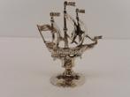 Zilveren miniatuur Zeilschip                            Z116, Antiek en Kunst, Ophalen of Verzenden, Zilver