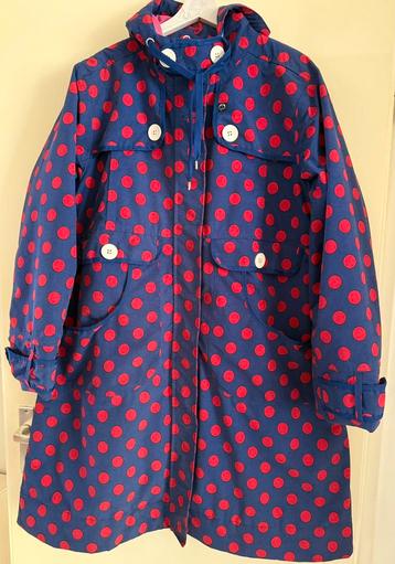 Danefae blauw rode polkadot (tussen) jas XXL beschikbaar voor biedingen