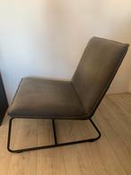 Mooie fauteuil met metalen frame, Ophalen, Gebruikt, 50 tot 75 cm
