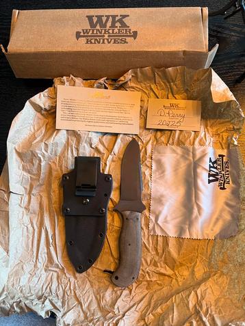Winkler Knives Crusher Fixed Blade Mes - Nieuwstaat! beschikbaar voor biedingen