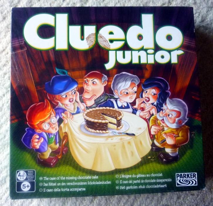cluedo junior - detective spel, Hobby en Vrije tijd, Gezelschapsspellen | Bordspellen, Een of twee spelers, Drie of vier spelers