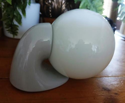 Vintage badkamerlampen CR Italy keramiek style Wagenfeld, Verzamelen, Retro, Huis en Inrichting, Ophalen of Verzenden