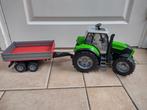 Bruder Deutz Agrotron X720 tractor met aanhanger, Ophalen of Verzenden, Zo goed als nieuw