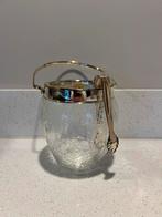 Oude vintage brocant ijsemmertje incl knijpertje, Ophalen of Verzenden