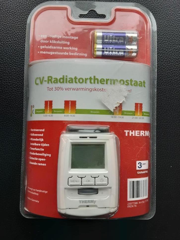 Radiator thermostaat, Doe-het-zelf en Verbouw, Thermostaten, Nieuw, Ophalen of Verzenden