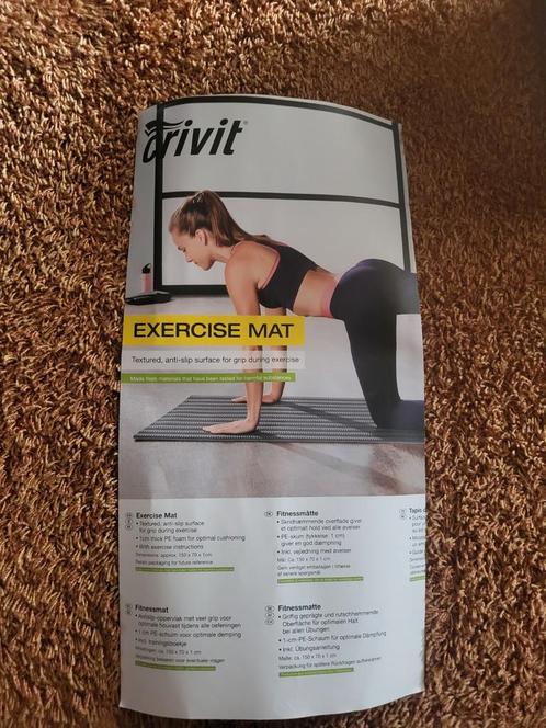 Crivit Fitnessmat - Nieuw in verpakking, Sport en Fitness, Fitnessmaterialen, Nieuw, Fitnessmat, Buik, Rug, Ophalen of Verzenden
