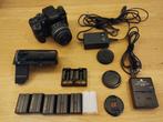 Konica Minolta 7D vertical grip, accu's, acculader en lader, Ophalen of Verzenden, Gebruikt