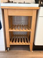 IKEA Bekväm Houten Roltafel - Keuken Trolley, Huis en Inrichting, Keuken | Keukenelementen, Ophalen, Gebruikt, 50 tot 100 cm, Minder dan 100 cm