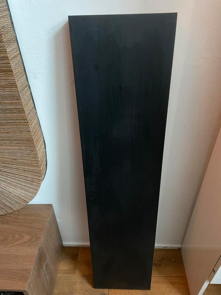 3 x Lack wandplank zwart-bruin, Huis en Inrichting, Woonaccessoires | Wandplanken en Boekenplanken, Zo goed als nieuw, Ophalen