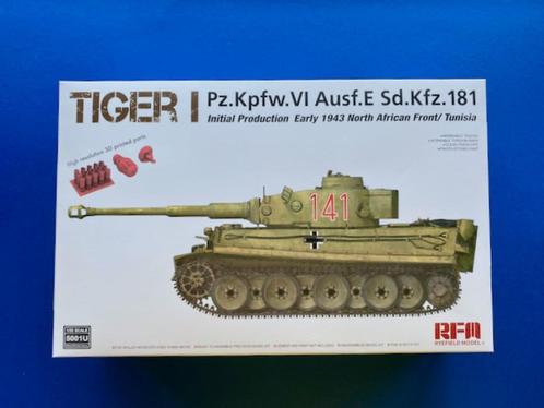 RFM	5001u	Tiger I Initial Production Early 43 1/35, Hobby en Vrije tijd, Modelbouw | Auto's en Voertuigen, Nieuw, Tank, 1:32 tot 1:50