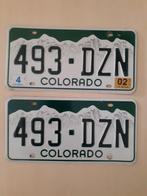 Kentekenplaat Colorado Amerika usa., Verzamelen, Ophalen of Verzenden, Gebruikt, Auto's