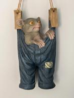 Polystone hanger broek met nachtdier / galago 25 cm, Ophalen of Verzenden, Zo goed als nieuw, Dier