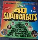 40 Super Greats 2 vinly LP van K----Tel`s uniek, Ophalen of Verzenden, 1960 tot 1980, Gebruikt, 12 inch