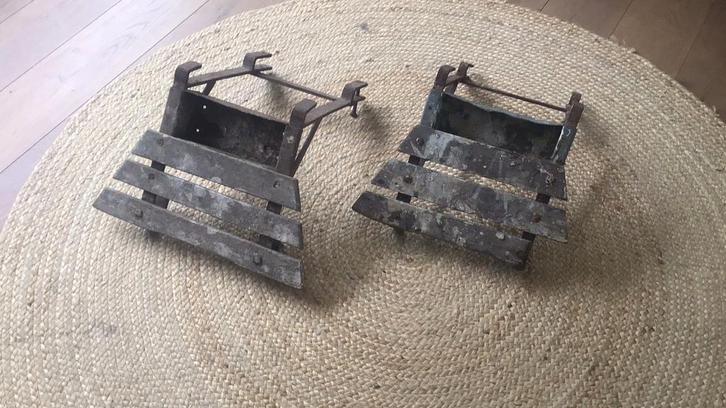 2 x antieke tafel voor aan trap, Antiek en Kunst, Antiek | Gereedschap en Instrumenten, Ophalen of Verzenden