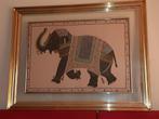 Schilderij Olifant in dubbele glazen lijst 142x110 cm (BxH), Ophalen