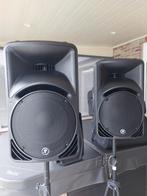 2x mackie srm 450 + mackie hoezen + statieven, Ophalen, Zo goed als nieuw
