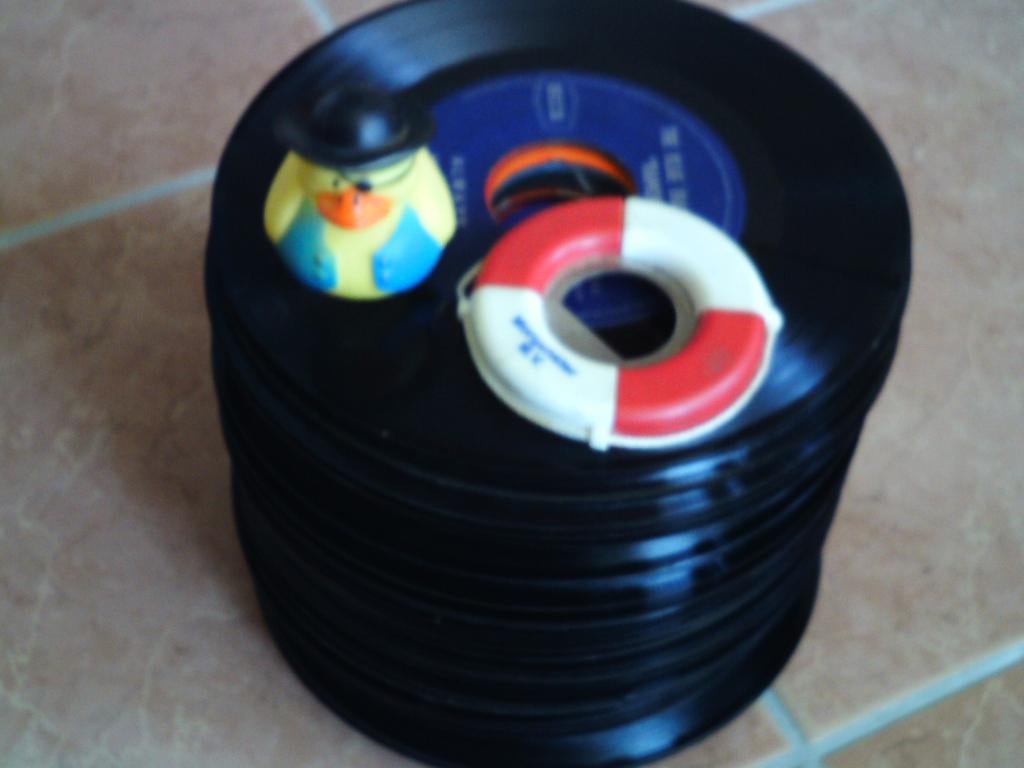 partij vinyl singels -- decoratie -- 75 stuks  28n, Cd's en Dvd's, Vinyl Singles, Gebruikt, Overige genres, 7 inch, Single