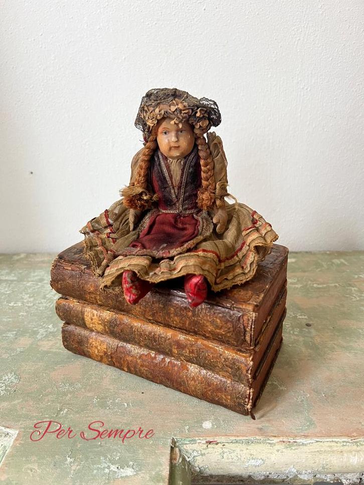 Per Sempre ,Zeldzame Antiek Schat kistje, Antiek en Kunst, Antiek | Woonaccessoires, Ophalen of Verzenden