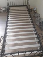 Stalen bed junior., Huis en Inrichting, Slaapkamer | Bedden, Ophalen, Verstelbaar, 90 cm, Eenpersoons