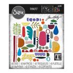 Sizzix Tim Holtz Thinlits Abstract Elements #666280, Hobby en Vrije tijd, Scrapbooking, Verzenden, Nieuw, Frame of Mal, Sizzix
