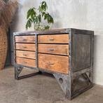 Militaire ladekast, oude werkbank, dressoir, vintage kast, Ophalen, 25 tot 50 cm, 50 tot 100 cm, Minder dan 100 cm