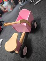 Houten Loop Bakfiets - Perfect voor de Kleintjes!, Kinderen en Baby's, Speelgoed | Buiten | Voertuigen en Loopfietsen, Ophalen